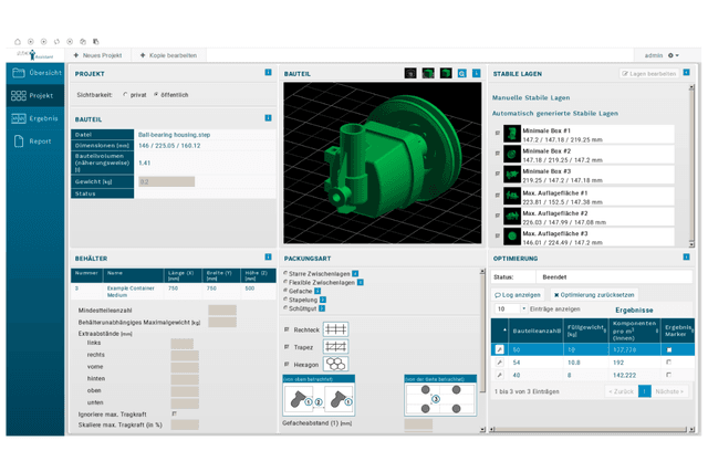 Packapp PackAssistant - leading software for container planning with identical ...